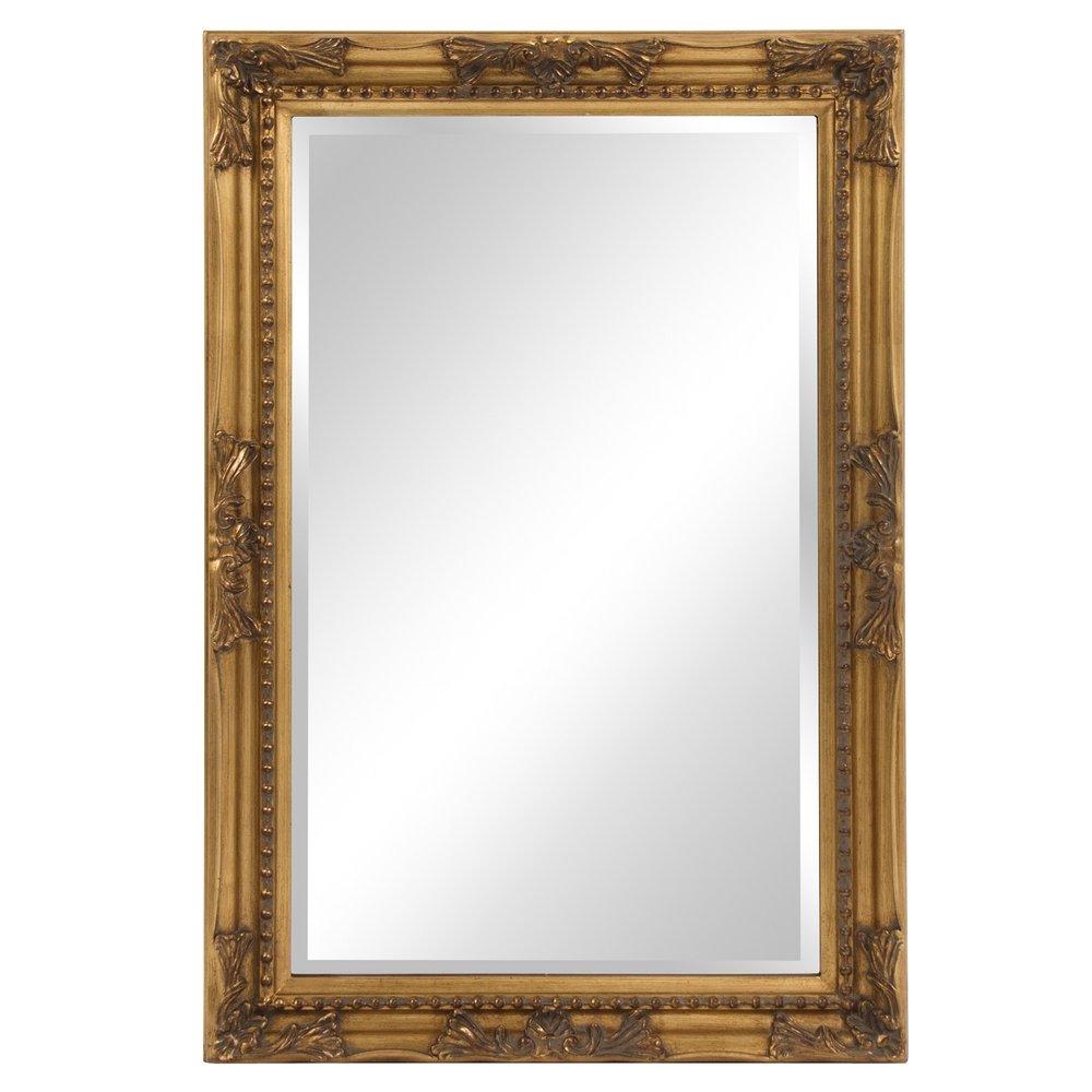 33" Gold Framed Accent Mirror HomeRoots