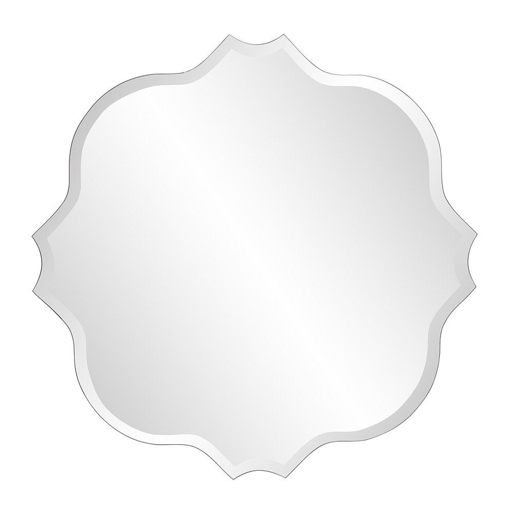36" Quatrefoil Unframed Accent Mirror HomeRoots