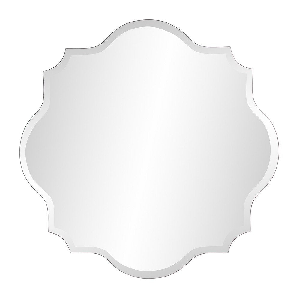 36" Quatrefoil Unframed Accent Mirror HomeRoots