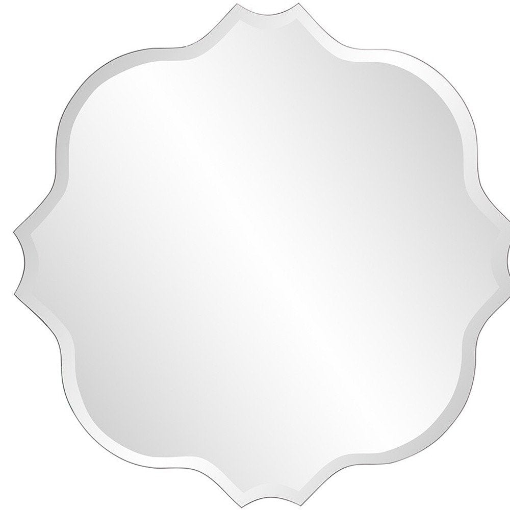 36" Quatrefoil Unframed Accent Mirror HomeRoots