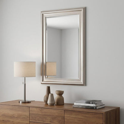 33" Silver Framed Accent Mirror HomeRoots