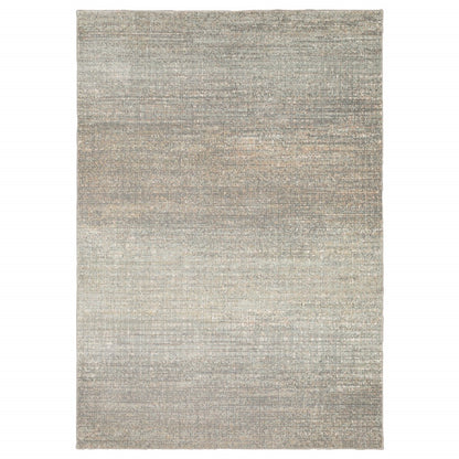 7' Gray Green Abstract Confetti Indoor Runner Rug