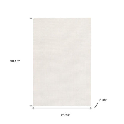 8' x 10' Beige Non Slip Rug Pad HomeRoots