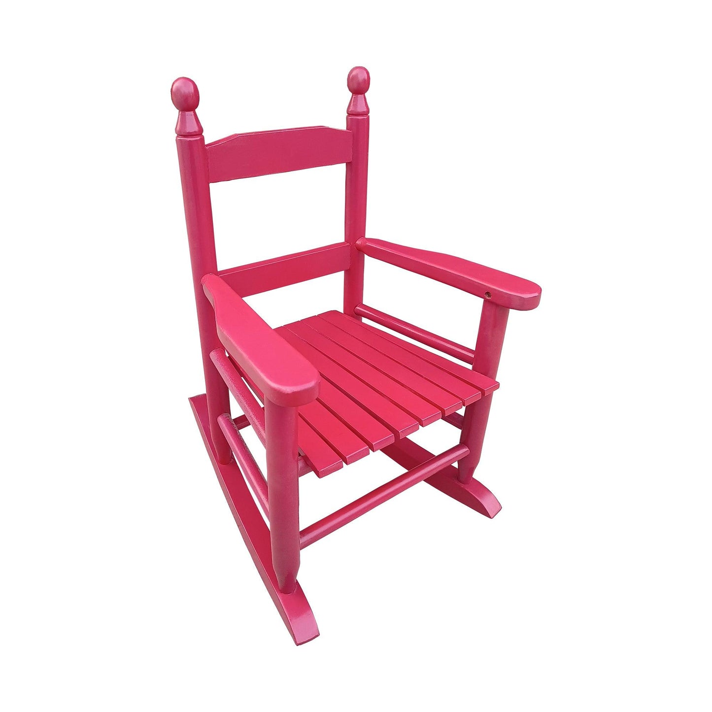 Children's rocking red chair- Indoor or Outdoor -Suitable for kids-Durable Solid Wood - FurniFindUSA