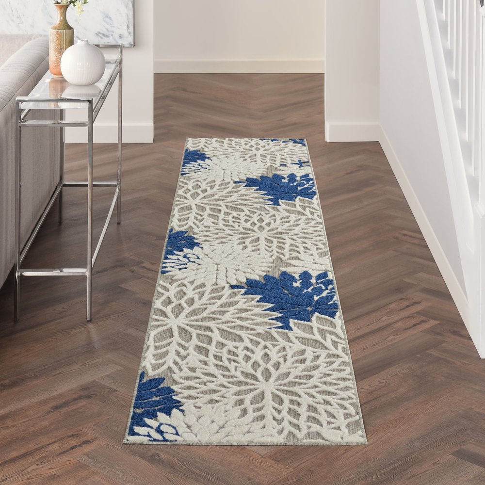 4' X 6' Black And White Indoor Outdoor Area Rug HomeRoots