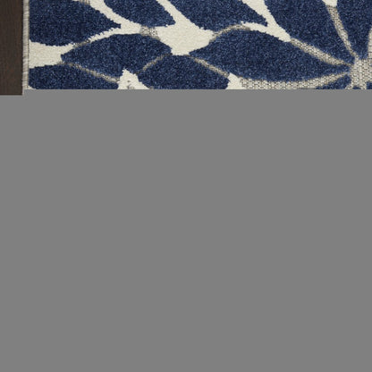 4' X 6' Black And White Indoor Outdoor Area Rug HomeRoots