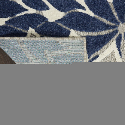 4' X 6' Black And White Indoor Outdoor Area Rug HomeRoots
