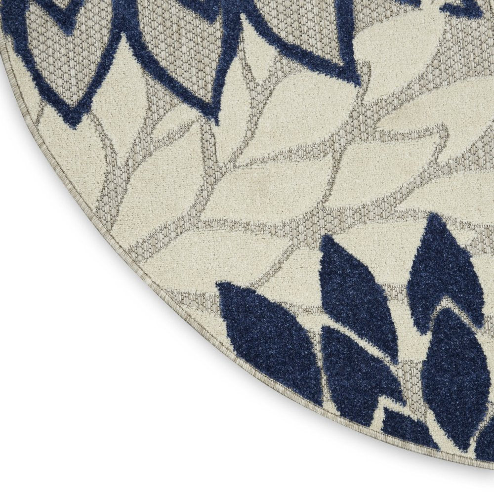 4' X 6' Black And White Indoor Outdoor Area Rug HomeRoots