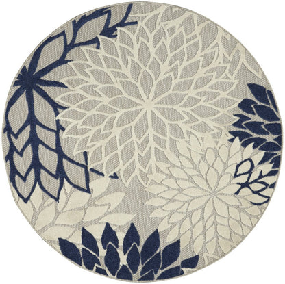 4' X 6' Black And White Indoor Outdoor Area Rug HomeRoots