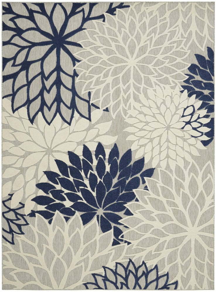 4' X 6' Black And White Indoor Outdoor Area Rug — view 228