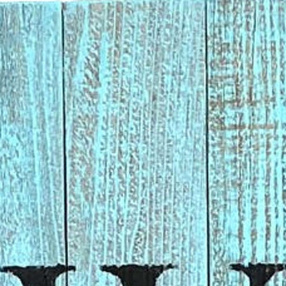 5' Rustic Light Aqua Blue Front Porch Welcome Sign HomeRoots