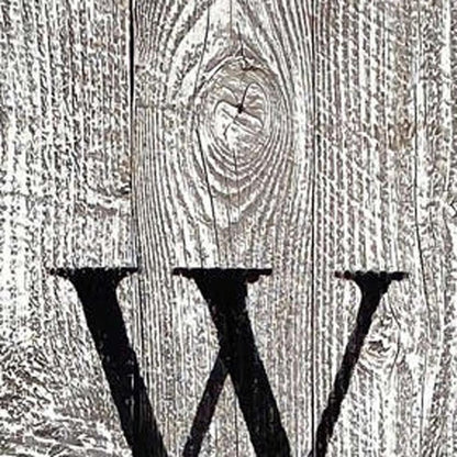 60" Whitewash And Black Solid Wood Welcome Porch Sign HomeRoots