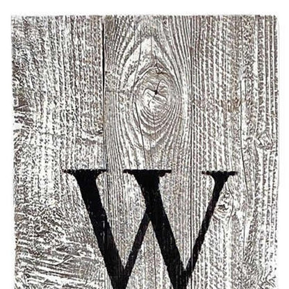 60" Whitewash And Black Solid Wood Welcome Porch Sign HomeRoots