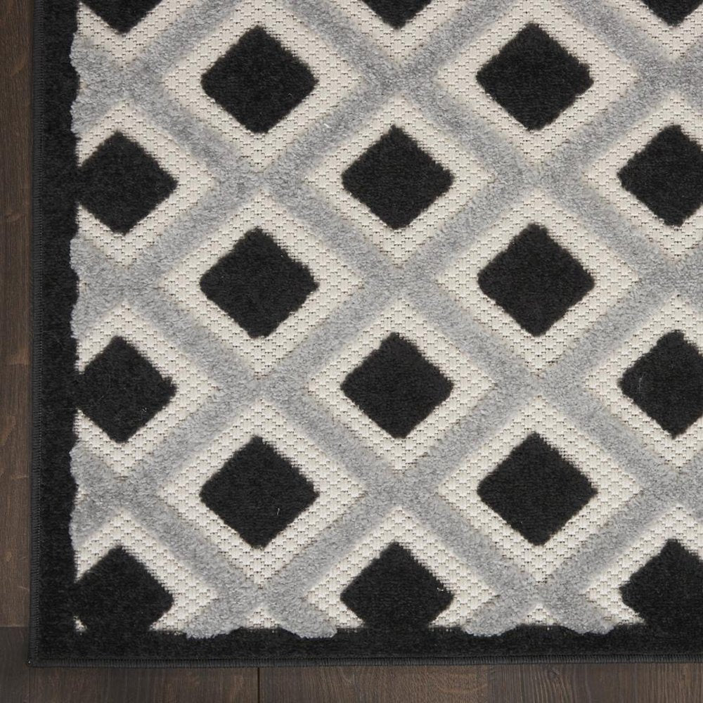 8' X 11' Blue And Gray Indoor Outdoor Area Rug HomeRoots