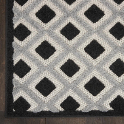 8' X 11' Blue And Gray Indoor Outdoor Area Rug HomeRoots