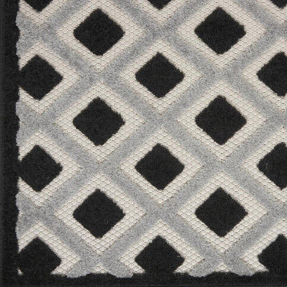 8' X 11' Blue And Gray Indoor Outdoor Area Rug HomeRoots