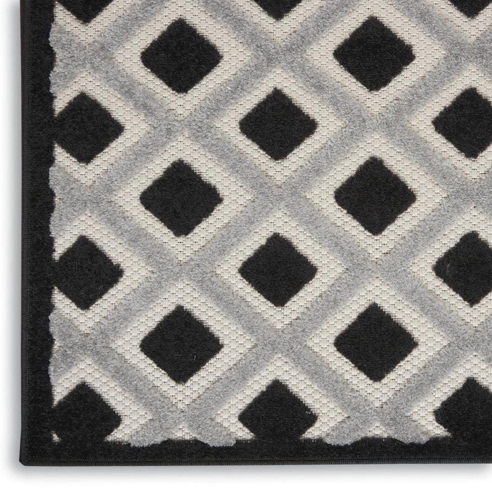 8' X 11' Blue And Gray Indoor Outdoor Area Rug HomeRoots