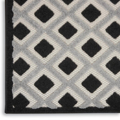8' X 11' Blue And Gray Indoor Outdoor Area Rug HomeRoots
