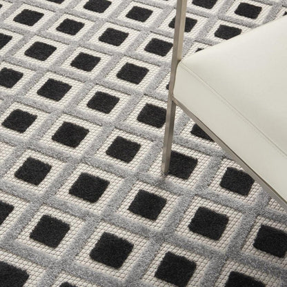 8' X 11' Blue And Gray Indoor Outdoor Area Rug HomeRoots