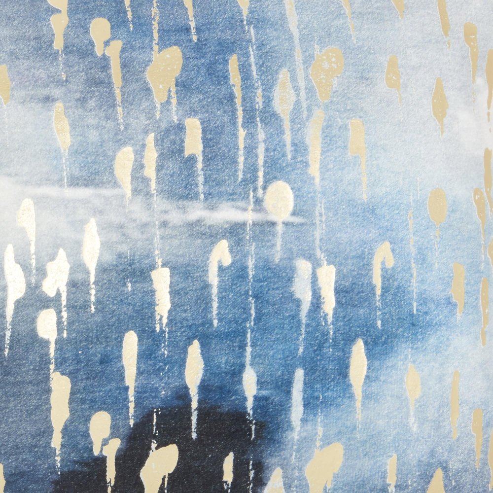Blue Abstract Lumbar Pillow — view 2