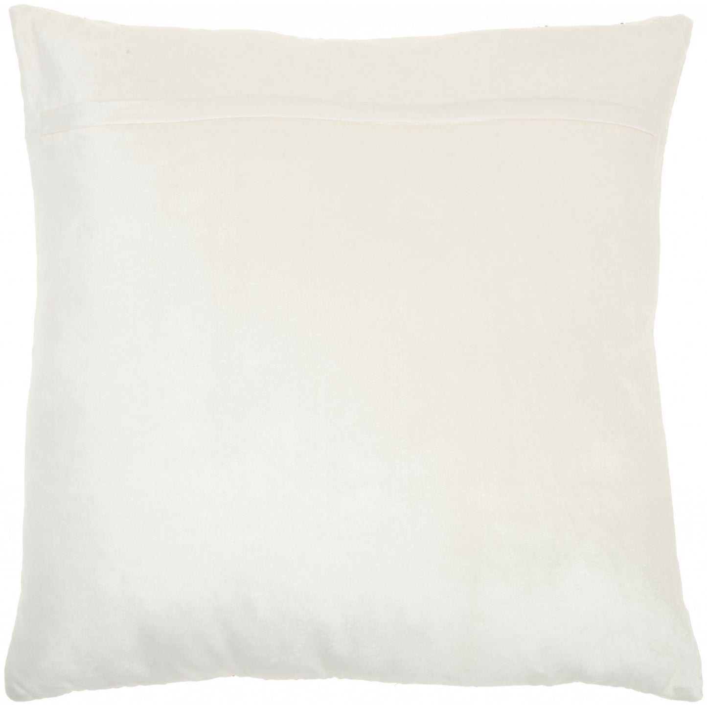 Glam Ivory And Gold Accent Throw Pillow With Beaded Details