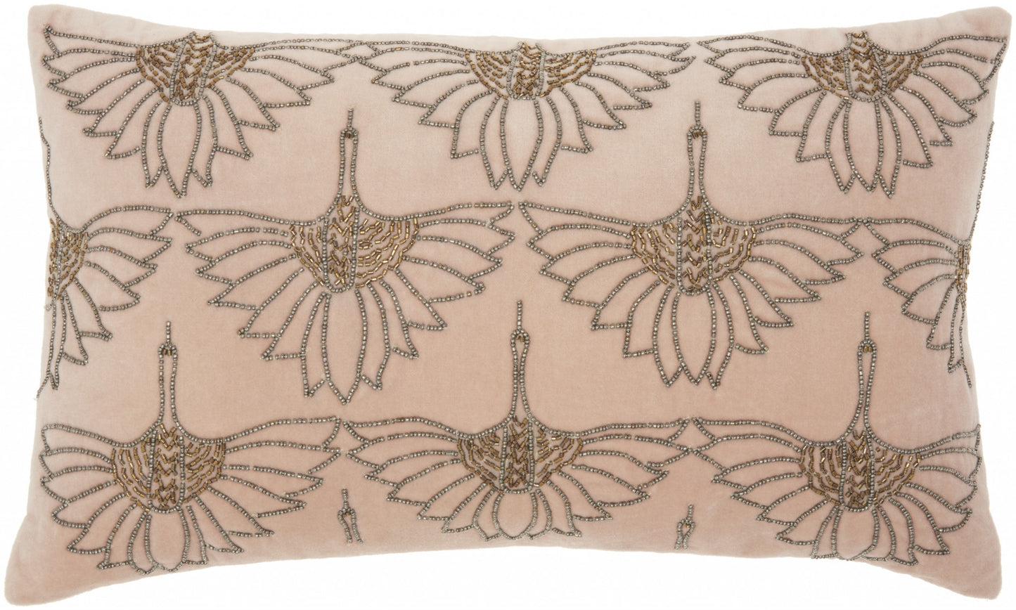 Brilliant Blush Pink Lumbar Pillow