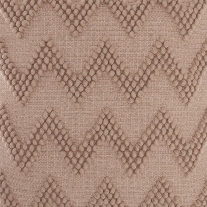 Rose Pink Chevron Detail Throw Pillow