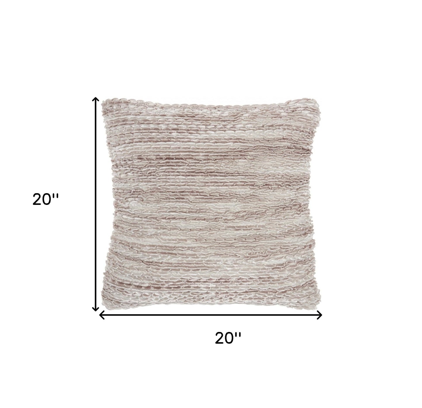 Petite Purple And White Striped Throw Pillow