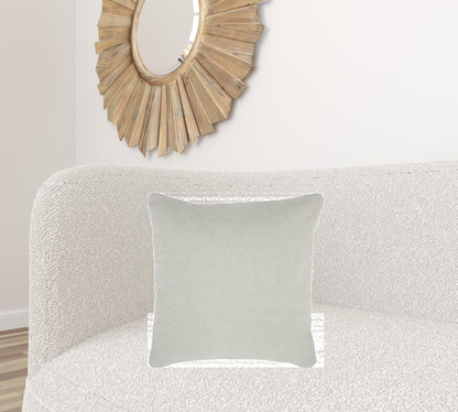 Solid Sand Distressed Throw Pillow