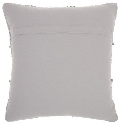 Light Gray Textured Diamonds Throw Pillow FurniFindUSA