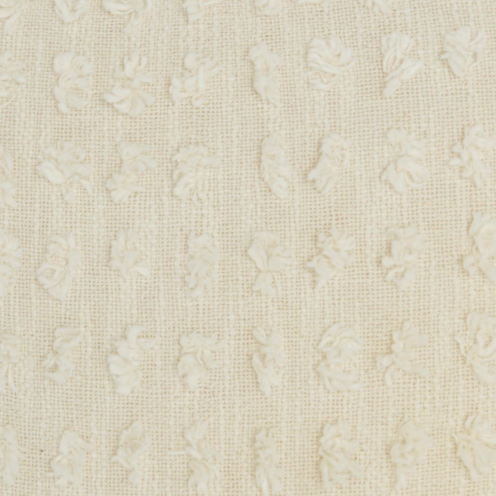 Tassel Detailed White Throw Pillow — view 3
