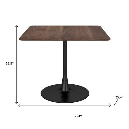 Wood and Steel Dining Table HomeRoots