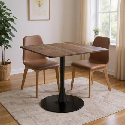 Wood and Steel Dining Table HomeRoots