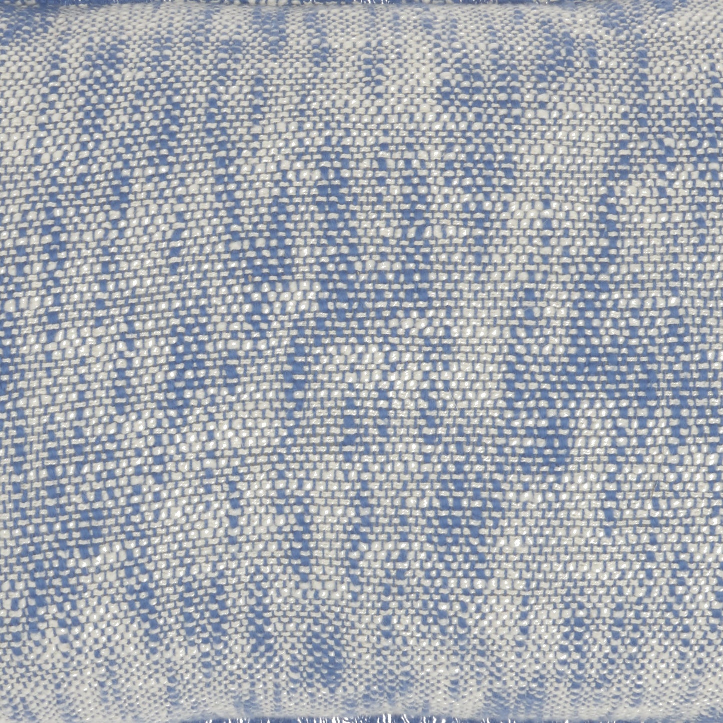 Blue And White Woven Heathered Lumbar Throw Pillow