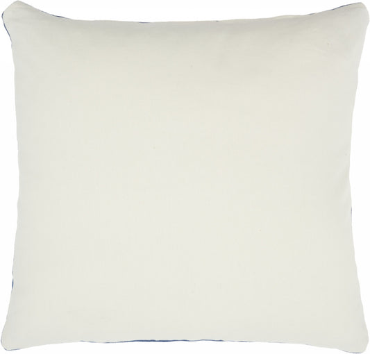 Navy Velvet Modern Throw Pillow