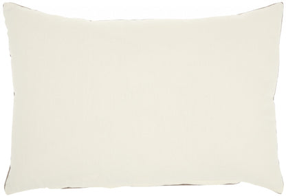 Solid Taupe Casual Throw Pillow