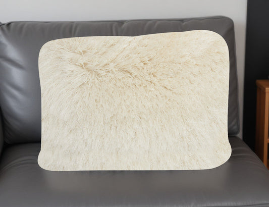 14" X 20" Cream Throw Pillow 6.0" (L) x 20.0" (W) x 14.0" (H) FurniFindUSA