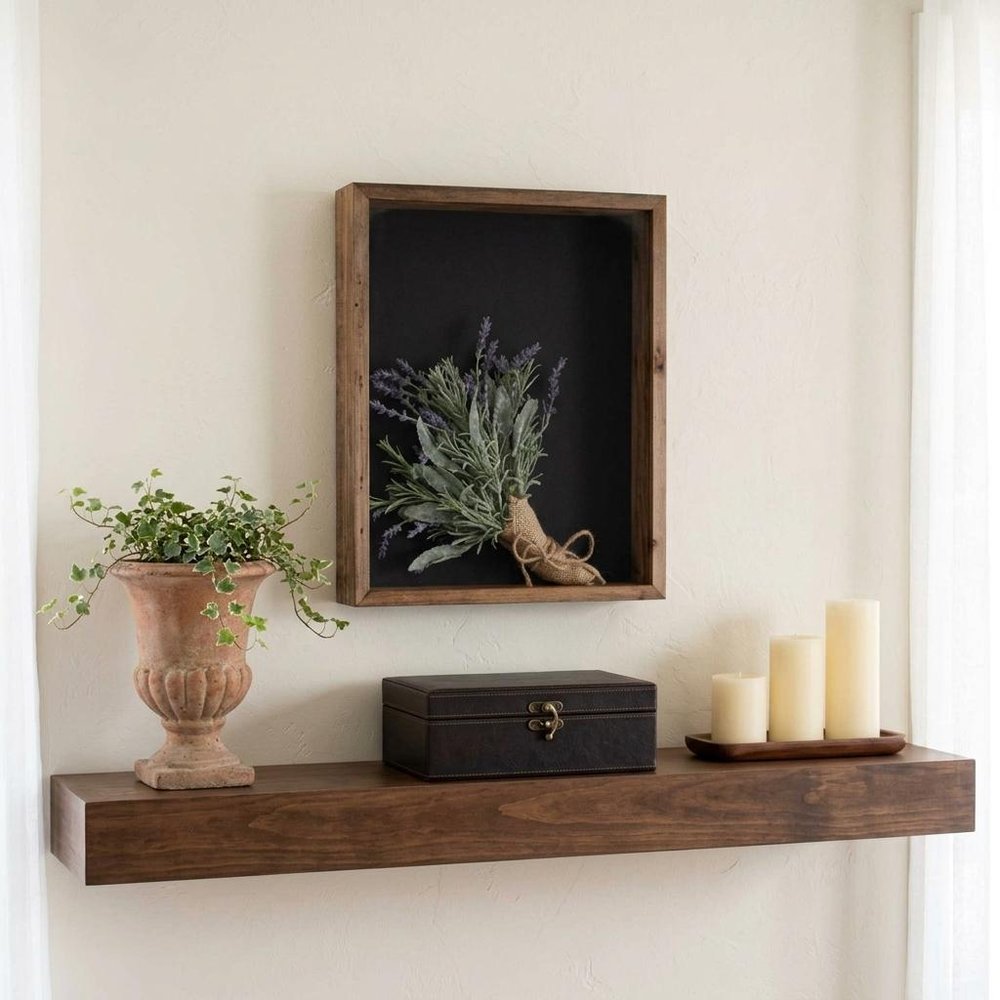 8” X 10” Rustic Farmhouse Gray Shadow Box Frame — view 7