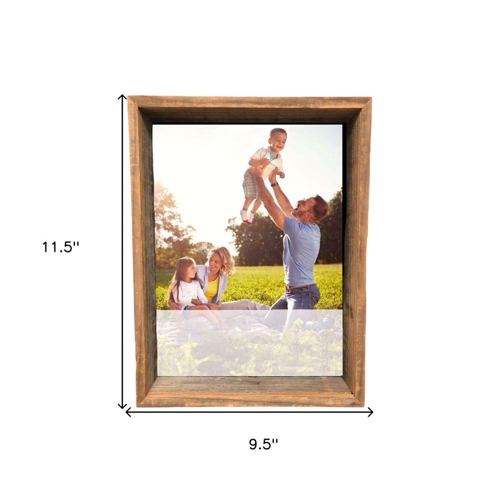 8” X 10” Rustic Farmhouse Gray Shadow Box Frame — view 4