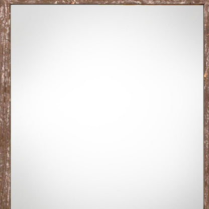 10" x 10" Brown Wood Hanging Picture Frame HomeRoots
