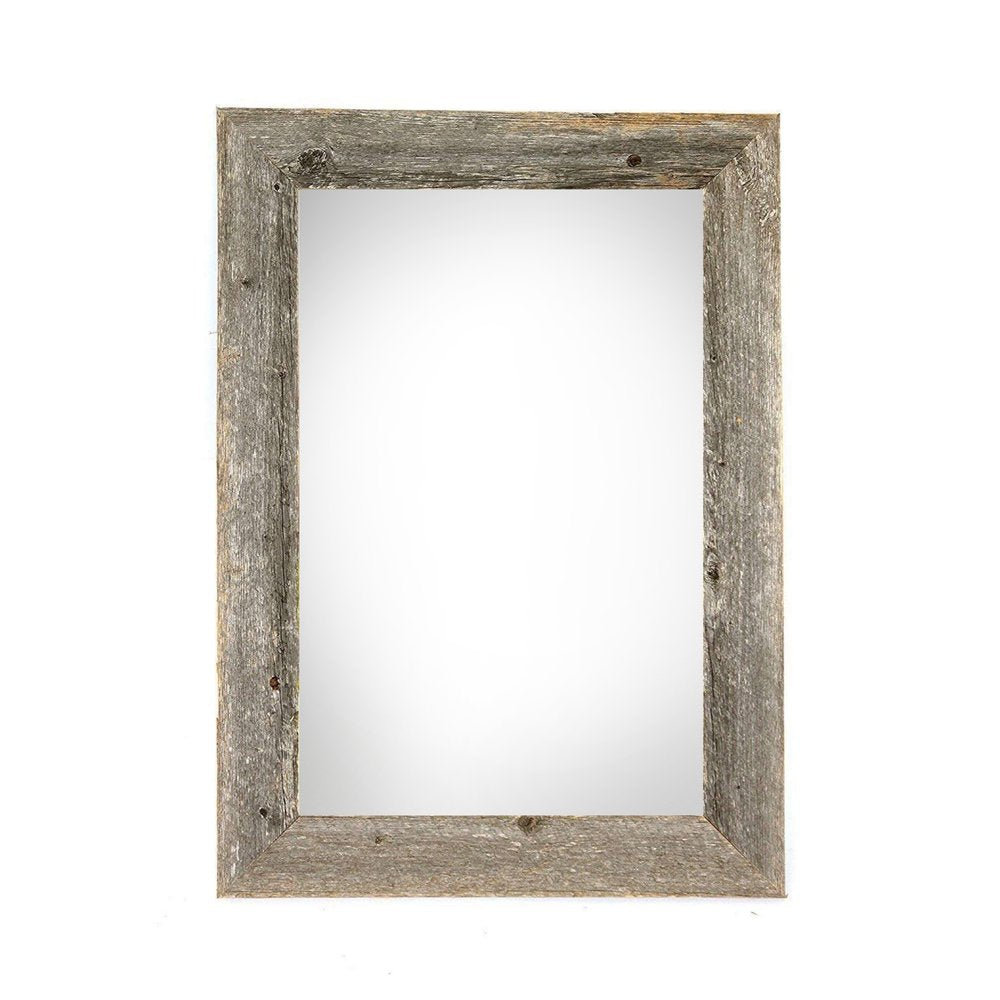 10" x 20" Gray Solid Wood Hanging Picture Frame HomeRoots