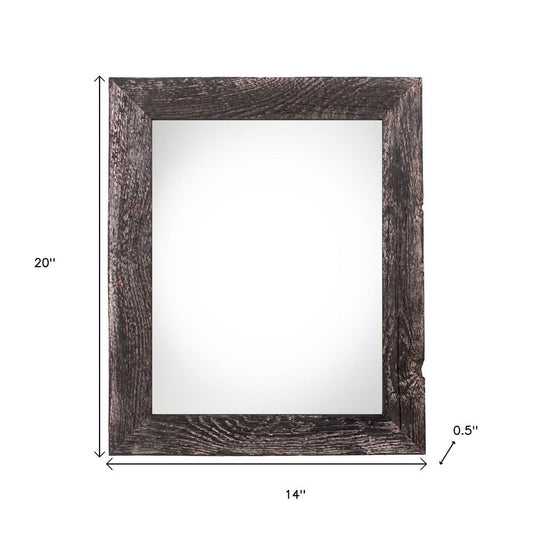 11" x 17" Black Wood Hanging Picture Frame HomeRoots