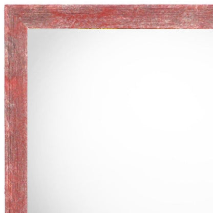 12" x 12" Red Solid Wood Tabletop Picture Frame HomeRoots