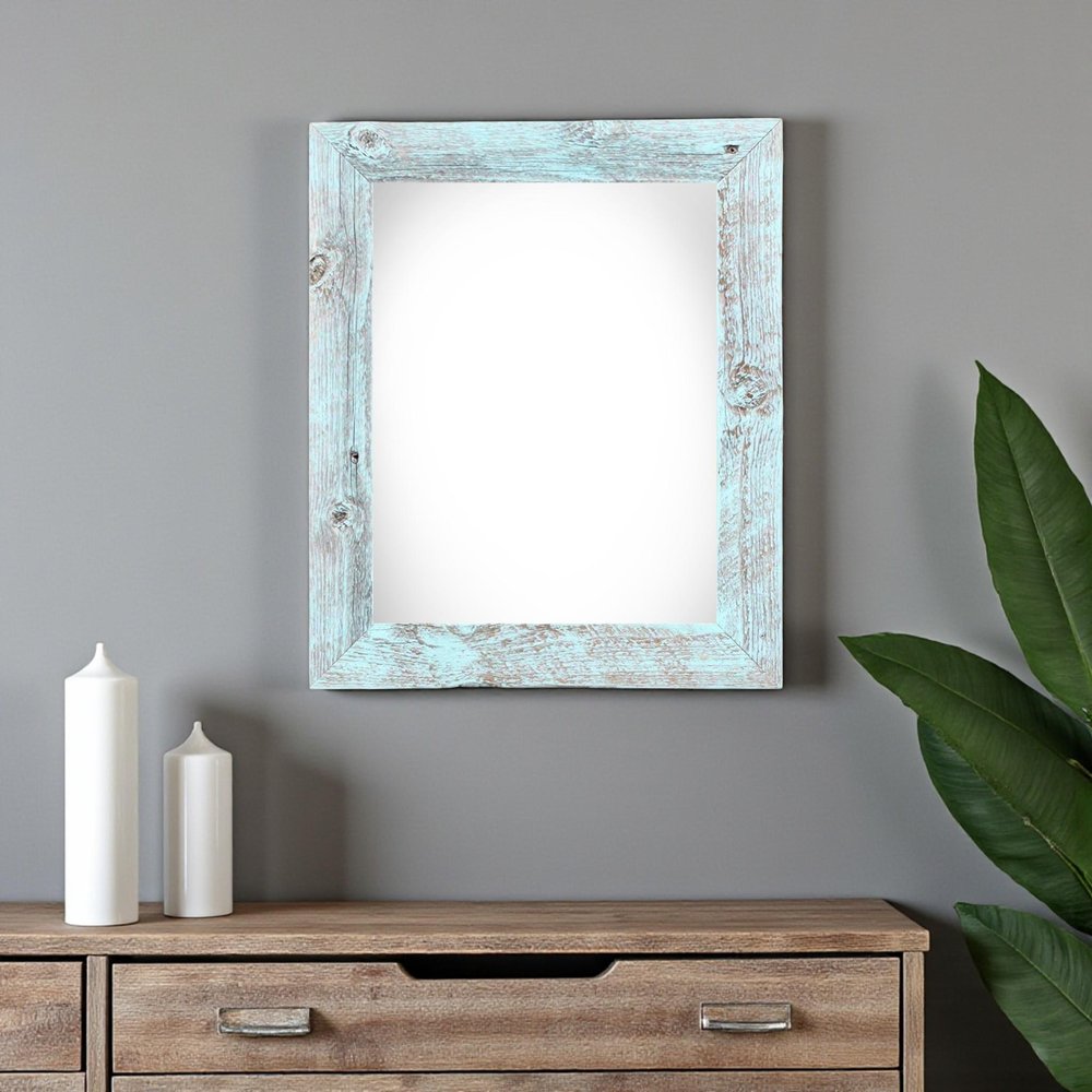 12" x 16" Black Distressed Wood Hanging Picture Frame — view 4