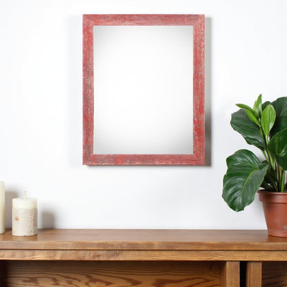 12" x 16" Red Wood Hanging Picture Frame HomeRoots