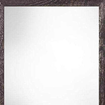 12" x 24" Black Wood Hanging Picture Frame HomeRoots