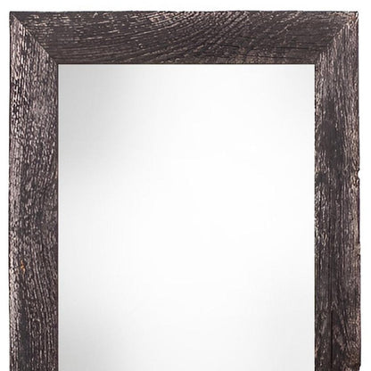 12" x 24" Black Wood Hanging Picture Frame HomeRoots
