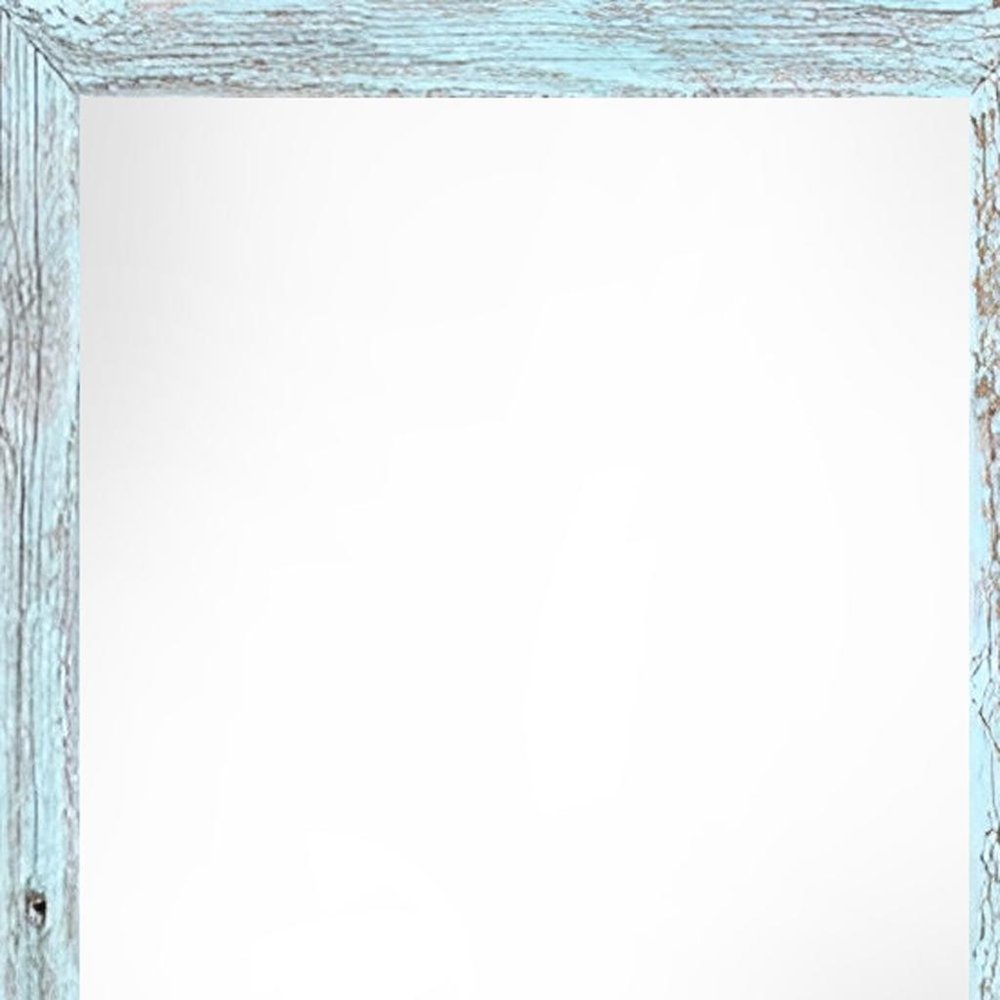 12" x 24" Blue Wood Hanging Picture Frame HomeRoots
