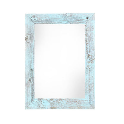 12" x 24" Blue Solid Wood Hanging Picture Frame HomeRoots