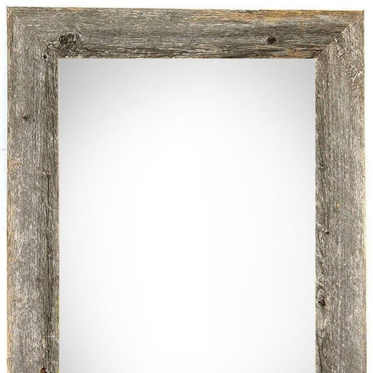 12" x 24" Gray Wood Hanging Picture Frame HomeRoots